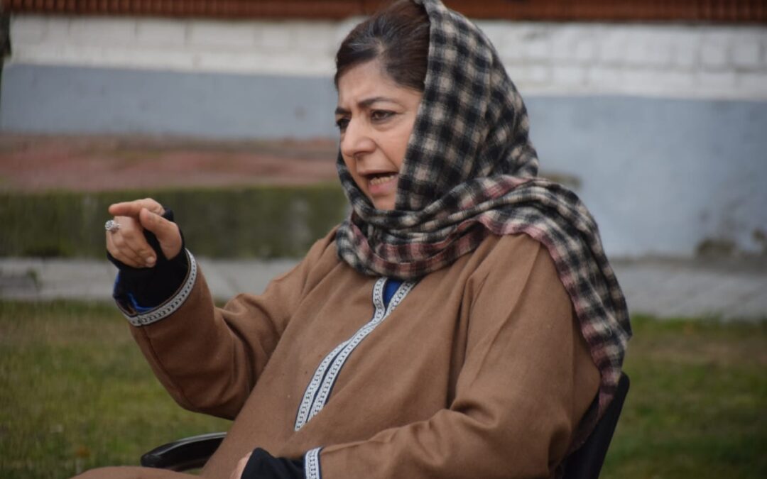 ‘GOIs fake narrative of normalcy lies in tatters’: Mehbooba on three killings