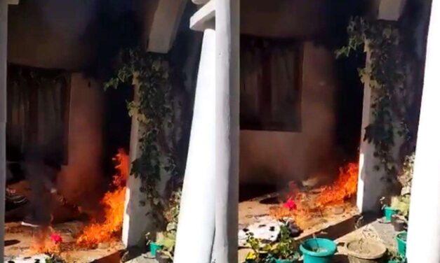 Congress’s Salman Khurshid’s Home Set On Fire: “Left A Calling Card…”